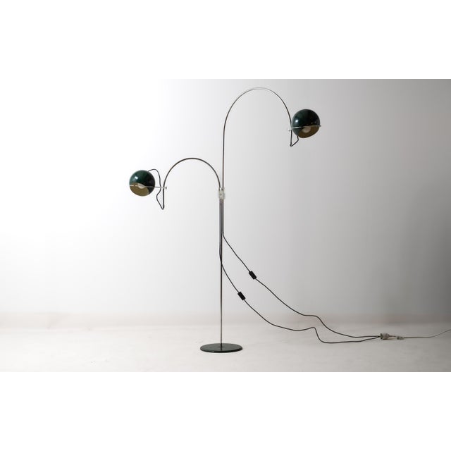 Mid-Century Space Age Double Arc Eyeball Floor Lamp from Gepo, 1960s For Sale - Image 13 of 17