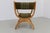 Danish Kurul Armchair in Oak and Striped Green Upholstery by Henning Kjærnulf, 1960s For Sale - Image 9 of 18