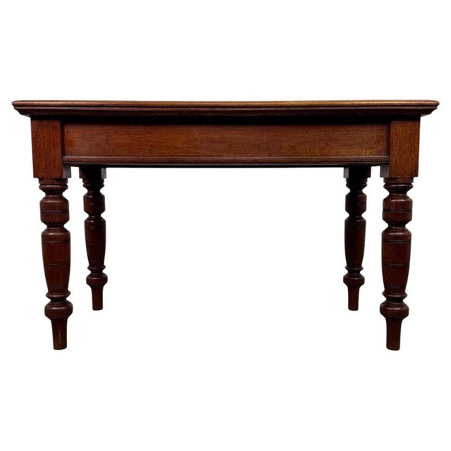 Antique Early 20th Century English Oak Side Table For Sale - Image 10 of 10