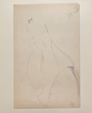 A. Modigliani, Madame Zborowska, Lithograph