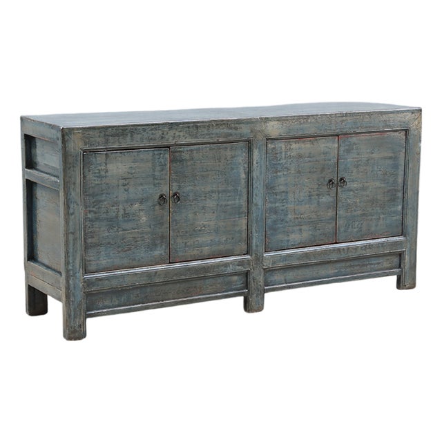 Vintage Chinese Painted Cabinet For Sale