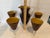 Mid 20th Century Vintage Handcrafted Art Heavy Glass Murano Style Leopard Pitcher With 4 Goblets For Sale - Image 5 of 12