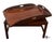 Vintage Traditional Chippendale Style Butler’s Tray Coffee Table featuring High Quality Mahogany Construction and Brass...