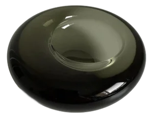 1960s Smoked Glass Ashtray by Per Lütken for Holmegaard