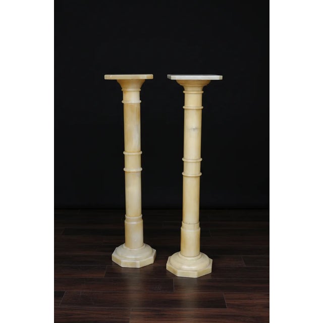 Onyx Columns, 1960s, Set of 2 For Sale - Image 10 of 12