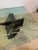 Metal Postmodern Sculptural Glass Top Coffee Table For Sale - Image 7 of 12