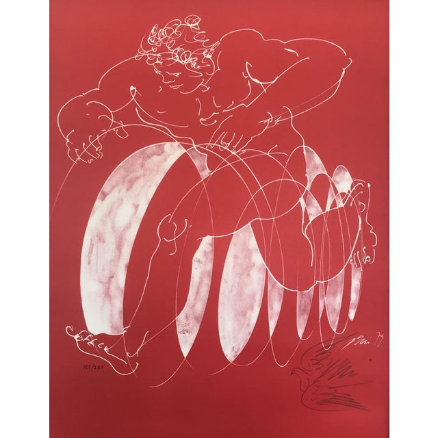 Hans Erni, The Runner, 1979, Lithograph For Sale - Image 3 of 6