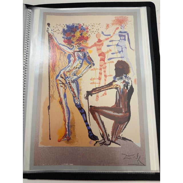 1970s Salvador Dalí "The Fashion Designer" (El Modisto) Tobo Arte .925 Silver Serigraph Plaque Custom Gallery Framed For Sale - Image 11 of 12