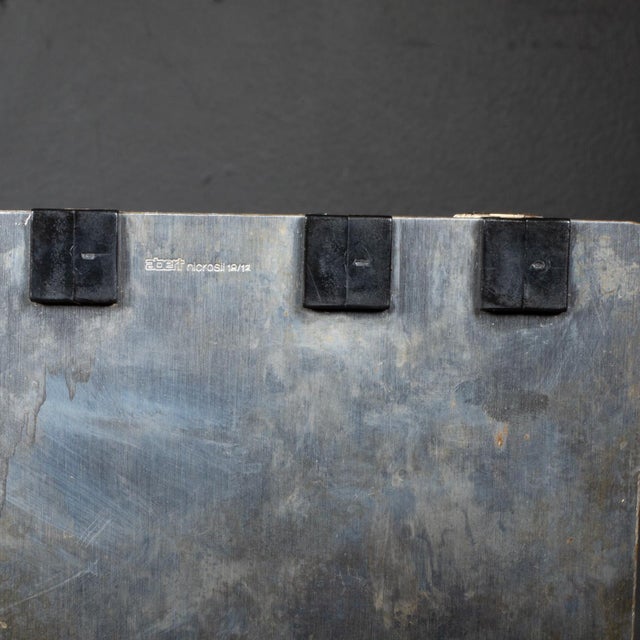 Late 20th Century Mid-Century Abert Nicrosil Cutlery and Stand, Italy c.1970 For Sale - Image 5 of 5