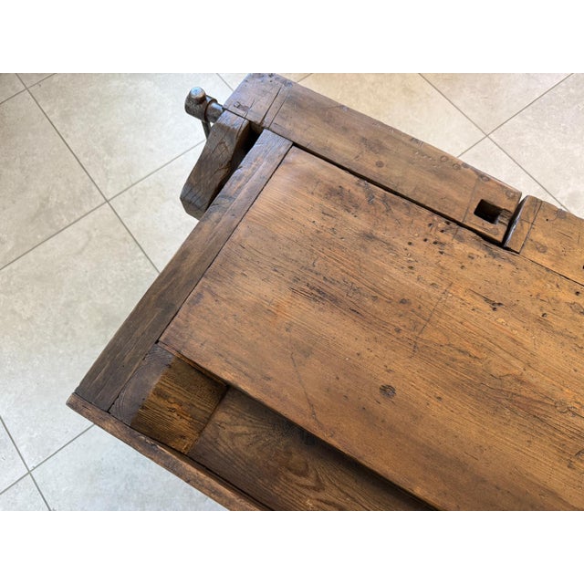 German Spindle Workbench in Wood For Sale - Image 12 of 13