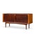 Bernhard Pedersen Mid Century Danish Rosewood Tambour Door Credenza With Hutch For Sale - Image 11 of 13