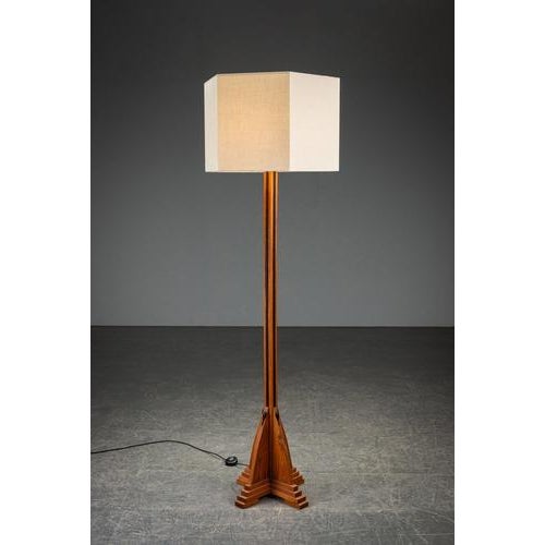 Amsterdam School Standing Lamp, 1930s For Sale - Image 5 of 11