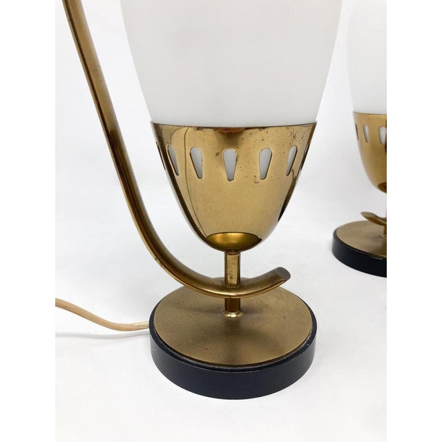 Mid-Century Modern Model 12915 Table Lamps by Angelo Lelii, 1960s, Set of 2 For Sale - Image 4 of 14