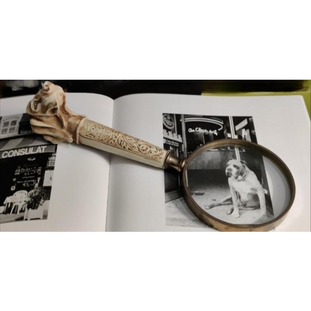 Vintage Figural Dog Head Magnifying Glass For Sale - Image 12 of 12