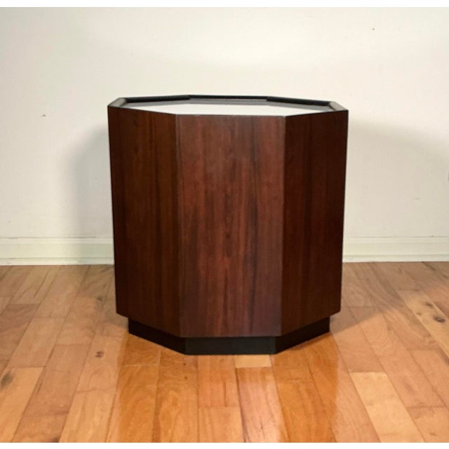 Harvey Probber Vintage Mid-Century Modern Octagonal Cabinet End Table, Circa 1970s For Sale - Image 4 of 12