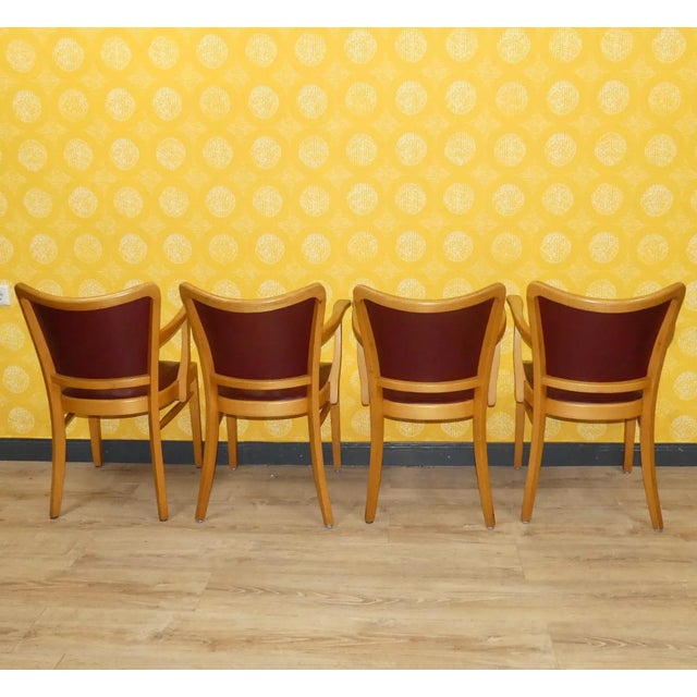 Vintage Armchair in Skai and Leather, 1960s For Sale - Image 9 of 11