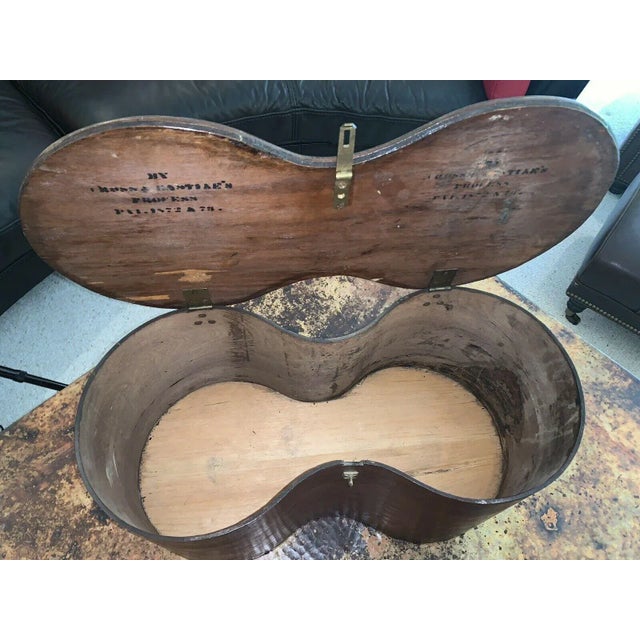 Brown Antique Primitive Wood Tool Box and Paint Holder Set- 3 Pieces For Sale - Image 8 of 13