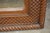 Vintage Wood Rectangle Mantel / Wall Mirror W/ Lattice Look & Rope Twist Frame For Sale - Image 4 of 12