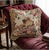 Brunschwig & Fils Hand Made Needlepoint Pug Dog Pillow Cover #1 With Velvet Back, Tassel Trim & Zip Closure – See Photos! Cottage Core - Match May Still Be Available. For Sale - Image 4 of 9