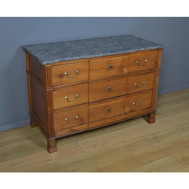 Louis XVI Cherrywood Chest of Drawers, Late 18th Century For Sale - Image 15 of 18