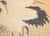 XL Meiji Era "Two Cranes" by Kishida Kinkoku, Japanese Silk Scroll Painting in Wooden Case For Sale - Image 10 of 17