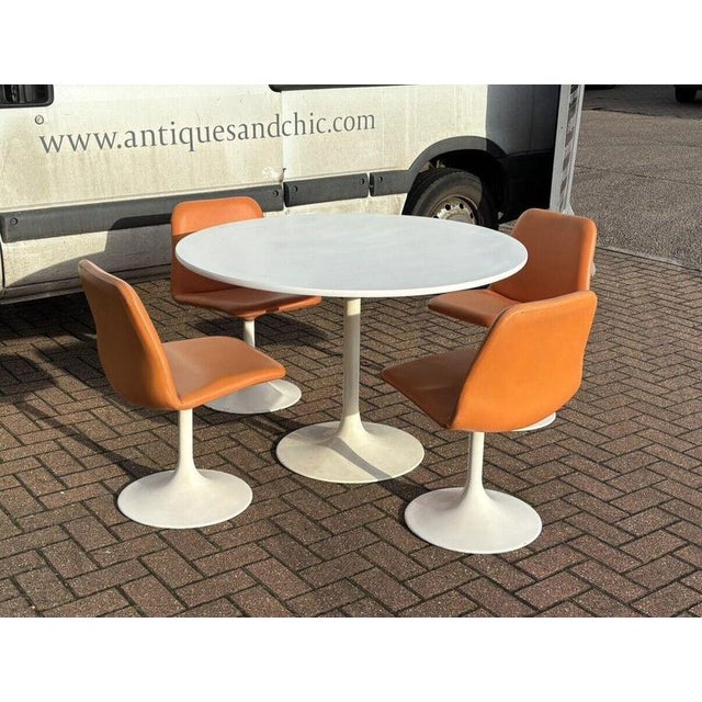 Mid-Century Dining Table and Chairs from Broderna Johanson, 1970s, Set of 5 For Sale - Image 17 of 17