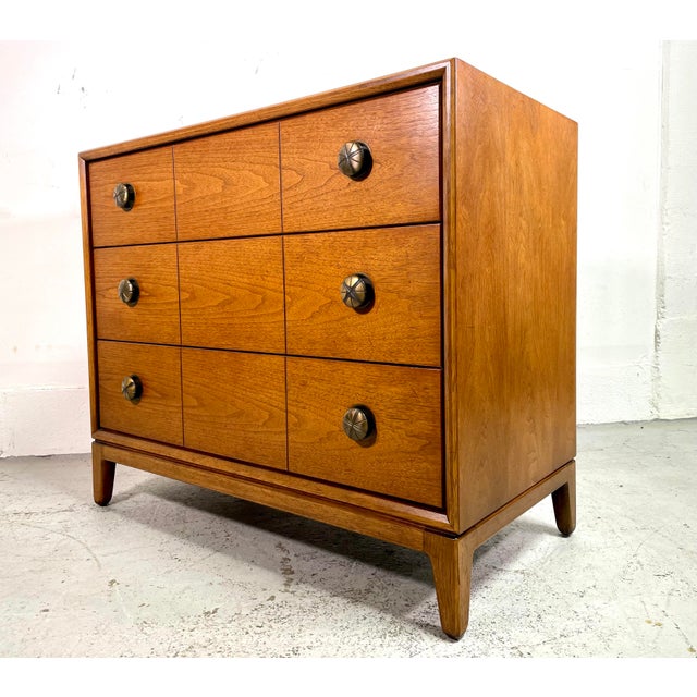 Mid Century Modern Henredon Circa ‘70 Walnut Dresser Chairish