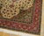 Refined Ivory Background Color With Rosette Claret Border Overall-Medallion Patterns Antique Persian Tabriz Rug For Sale - Image 9 of 9