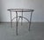 Metal 1970s Forged Iron and Glass Dining or Patio Table After Giacometti For Sale - Image 7 of 10