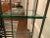 1980s Five-Tier Metal & Glass Shelf Bookcase Etagere For Sale - Image 5 of 10