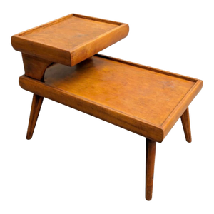 Mid-Century Walnut Side Table, 1960s