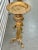 Art Deco French Provincial Brass Tripod Torchieres Candle Holders - A Pair For Sale In Palm Springs - Image 6 of 10