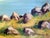 Impressionist Mid Century Lake Lucerne, Switzerland Landscape by Gustave Grossenbacher For Sale - Image 3 of 4
