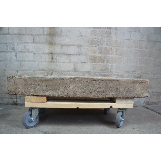 Sculpture Materials Concrete Victorian Demilune Sculptural Cherub Angel Garden Plaque For Sale - Image 7 of 9