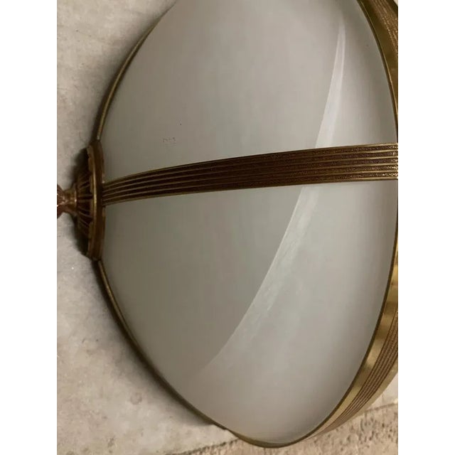 Large Marbled Glass Sconces, 1980s, Set of 2 For Sale - Image 4 of 12