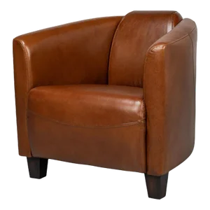 Brown Leather Armchair
