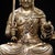 Metal Vintage Silver-Plated Bronze Acala Statue Buddhist Fudo Myoo Sculpture 3.9" For Sale - Image 7 of 9