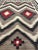 Vintage Navajo Carpet, Oriental Rug, Handmade Wool Rug, Red, Black, Ivory, Bold For Sale - Image 4 of 17