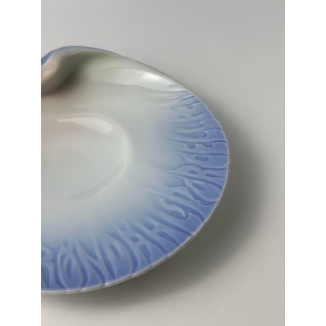 Mid 20th Century Bing & Grondahl Porcelain Shell Plate | Chairish