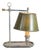 French Bouillotte Lamp in Silvered Metal, 1930s For Sale