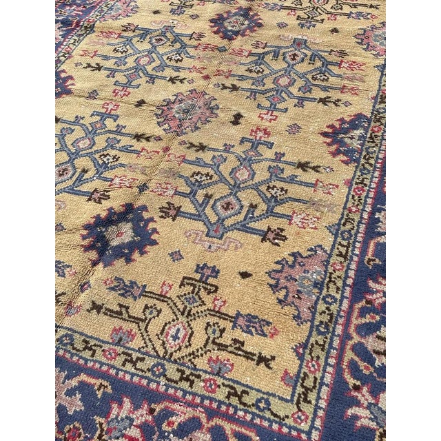 Blue Large Turkish Rug, 1890s For Sale - Image 8 of 18