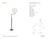 Suzanne Kasler by Visual Comfort Signature Greer Adjustable Bridge Floor Lamp in Bronze with Linen Shade Designer: Suzanne...