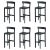 Not Yet Made - Made To Order Galta 75 Counter Chairs in Black Oak by Kann Design, Set of 6 For Sale - Image 5 of 5