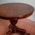 Round Center Table in Walnut with Three Victorian Style Carved Feet For Sale - Image 5 of 18