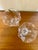Steuben Steuben Crystal Cornucopia Vases, Signed - a Pair For Sale - Image 4 of 6
