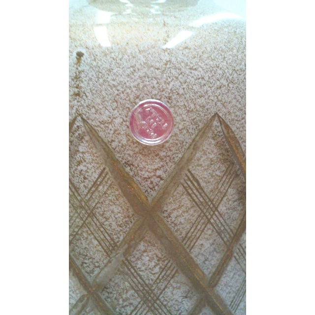 1950’s Gold Murano Lamps Cut Glass Table Lamps Hollywood Regency a Pair For Sale - Image 11 of 11