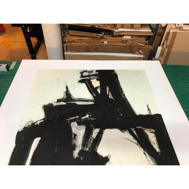 1990 Franz Kline 'Untitled' Abstract Black & White Germany Offset Lithograph For Sale - Image 9 of 9