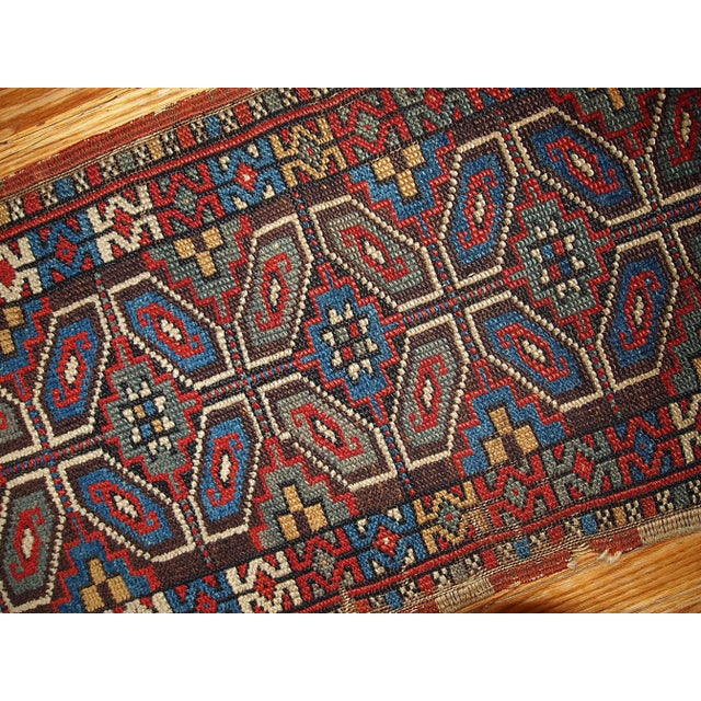 Late 19th Century 1880s Handmade Antique Turkish Yastik Rug For Sale - Image 5 of 6