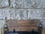 Mid 20th Century Rustic Solid Wooden Wall Hanging Mirror For Sale - Image 9 of 17
