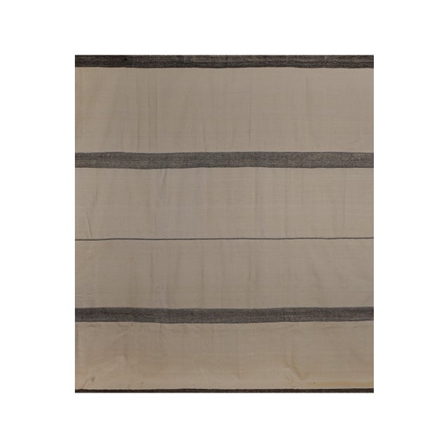 1960s Turkish Organic Hemp Sisal Kilim Rug 10'2'' X10'6'' For Sale - Image 5 of 11